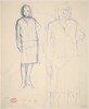 Untitled [two studies of a woman] [recto]
