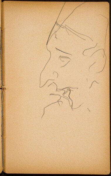 Männliche Bildnisstudie (Male Portrait) [p. 41]