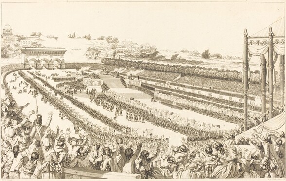 Federation Generale de Francais au Champ de Mars le 14 juillet 1790