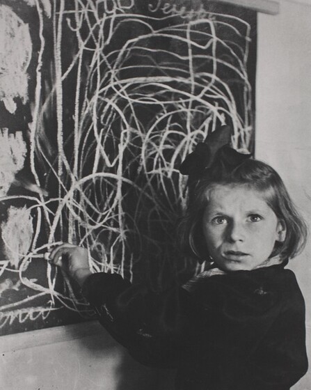 David Seymour (Chim), Terezka, A Disturbed Child in a Warsaw Orphanage, 1948, printed 1982