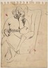 Woman Seated in a Chair [verso]