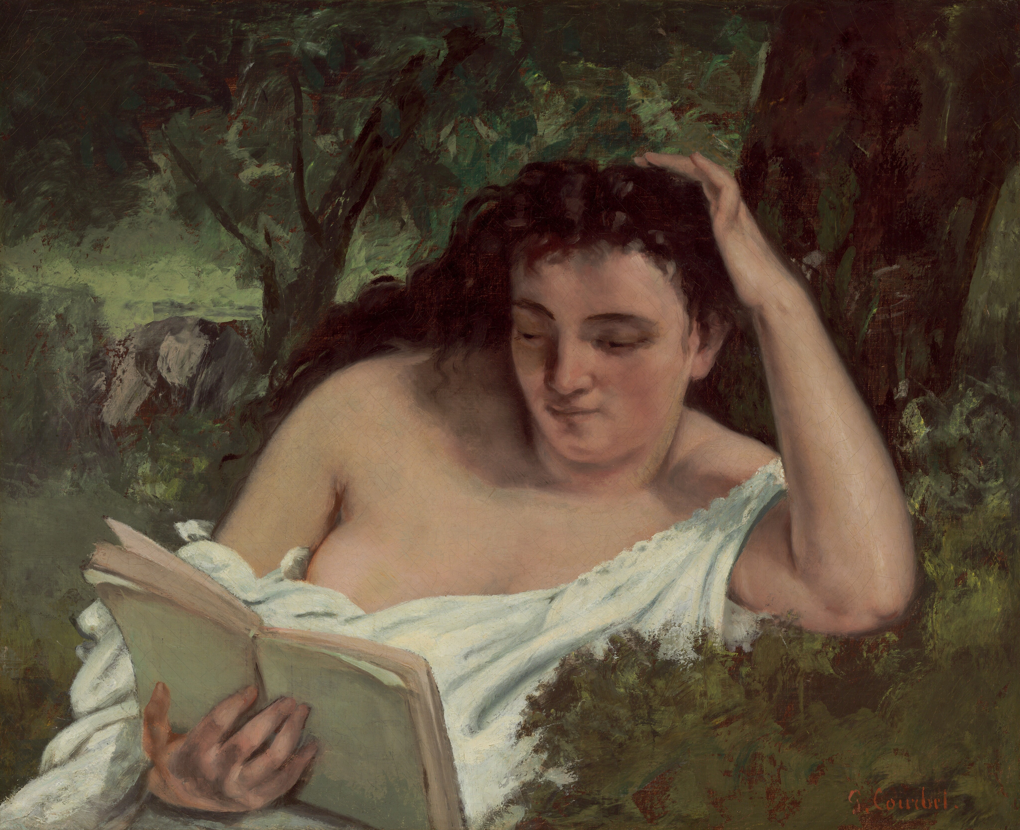 Гюстав курбе спящие. Гюстав Курбе (1819-1877). Гюстав Курбе купальщицы. Французский художник Гюстав Курбе.