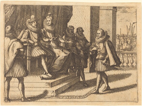 King and Queen in Consultation about the Turks