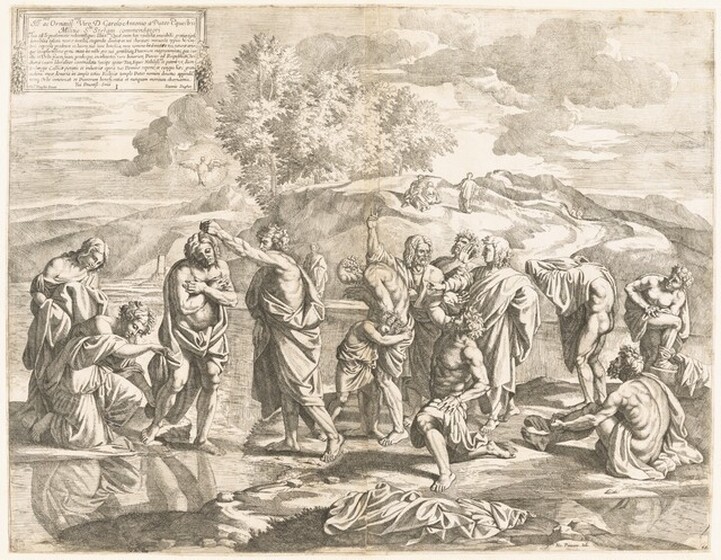Jean Dughet, Nicolas Poussin, Baptism, c. 1650c. 1650