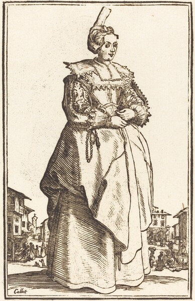 Noble Woman with a Small Hat