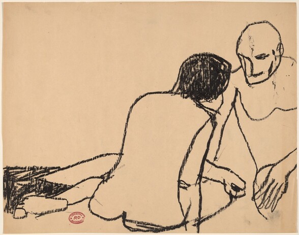 Untitled [seated couple]