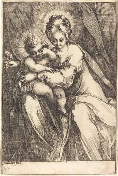 The Virgin and Child with a Rose