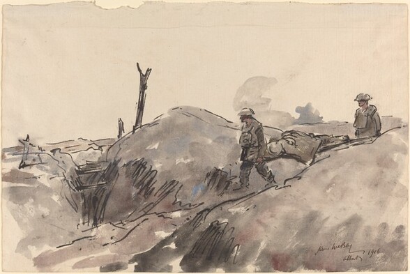 Stretcher Bearers, Somme