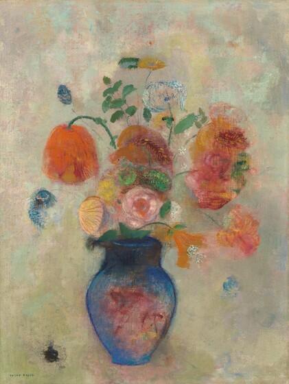 Odilon Redon, Large Vase with Flowers, c. 1912c. 1912