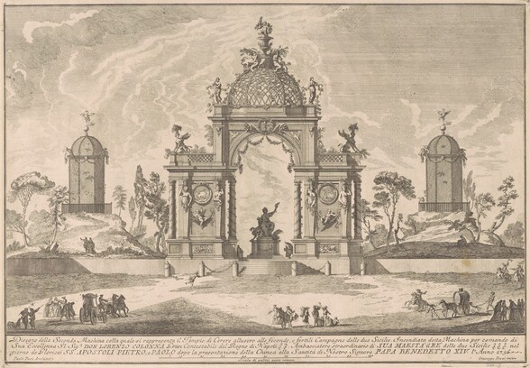 The Seconda Macchina for the Chinea of 1756: The Temple of Ceres
