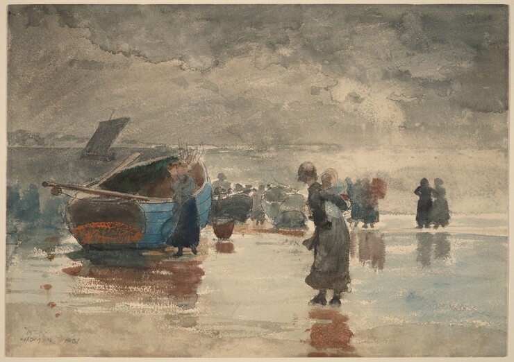 Winslow Homer, On the Sands, 1881