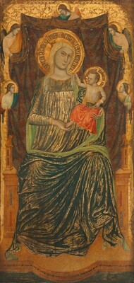 Madonna and Child with Five Angels