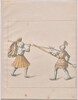 Freydal, The Book of Jousts and Tournament of Emperor Maximilian I: Combats on Foot (Jousts)(Volume III): Plate 140