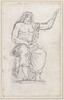 Statue of Jupiter, Seated [recto]