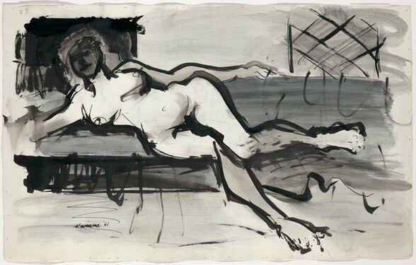 Untitled (Reclining Nude) [verso]