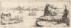 Landscape with Sail Boats [bottom plate]