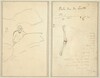 Breton Boy in a Landscape; Study of an Arm [verso]