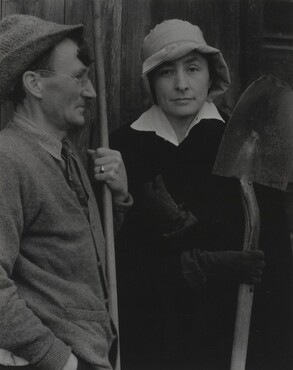 image: Georgia O'Keeffe and Donald Davidson