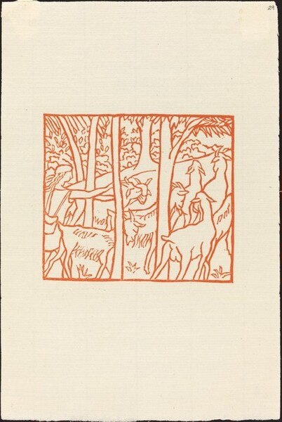 Second Book: Daphnis Driving Home His Flock (Daphnis ramene ses betes a l