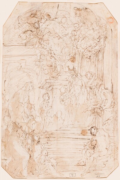 Presentation of the Virgin in the Temple [verso]