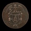 Shield of Arms Held by an Angel of the Resurrection [reverse]