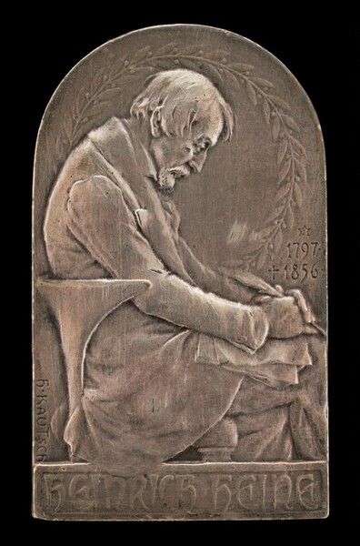 Heinrich Heine, 1797-1856, German Romantic Poet (obverse)