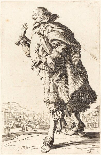 Noble Man with Felt Hat, Bowing