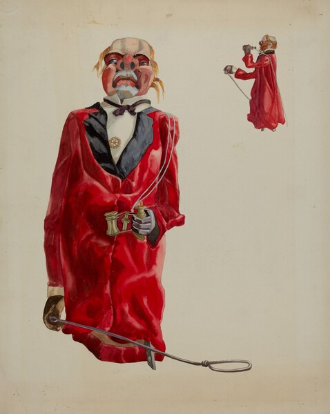 Puppet with Opera Glass