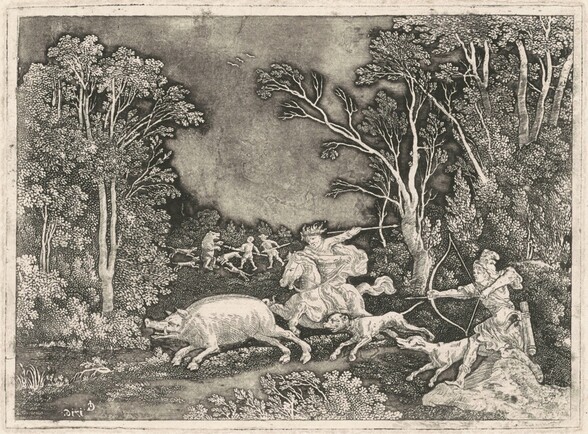 Antique Boar Hunt