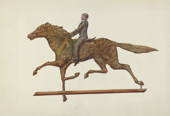 Weather Vane - Horse and Rider