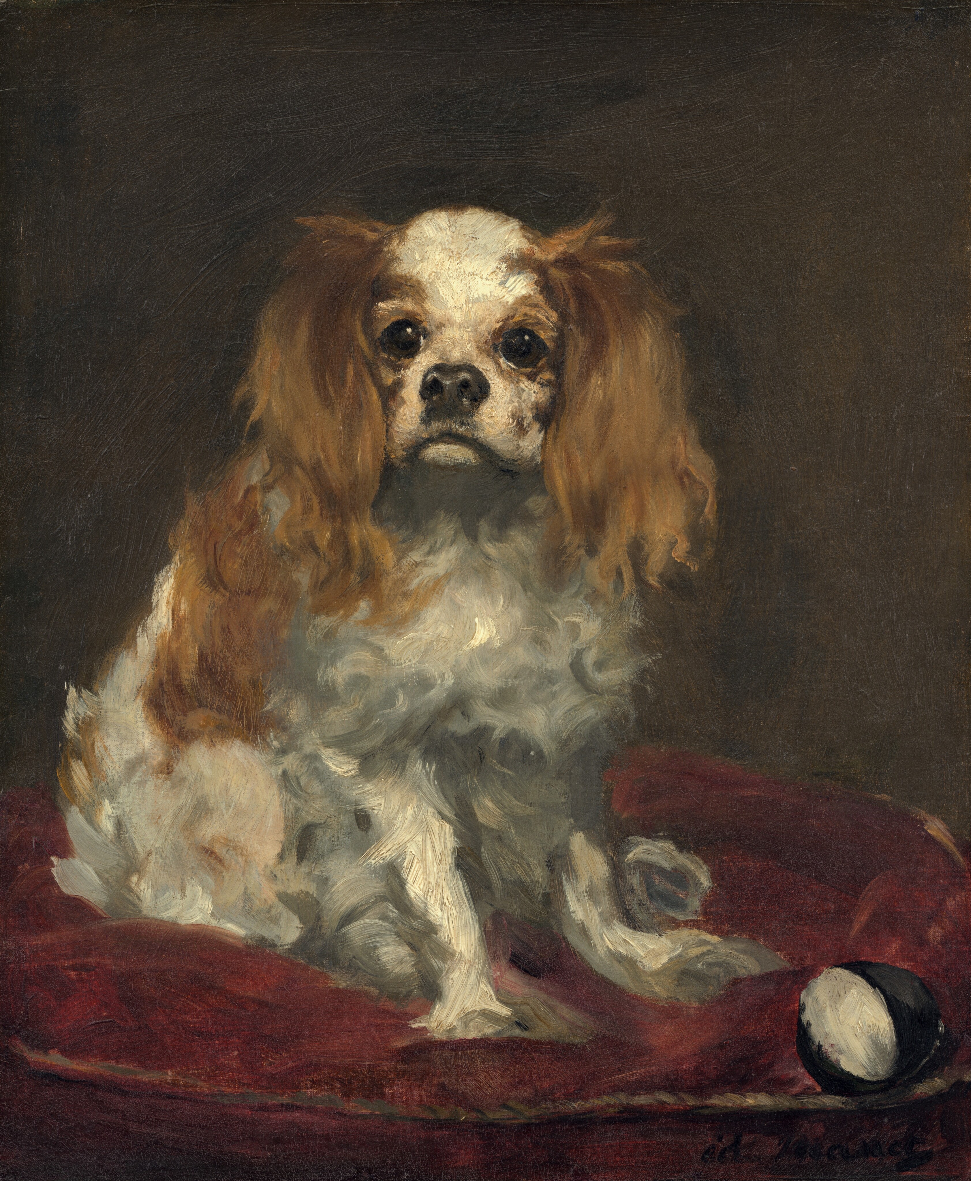 Cavalier king online charles painting