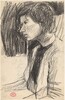 Untitled [woman facing left] [recto]