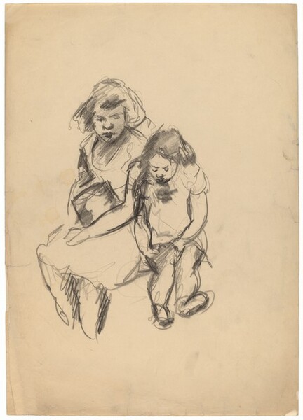 Two Seated Girls