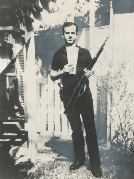 Lee Harvey Oswald Holding the Rifle...