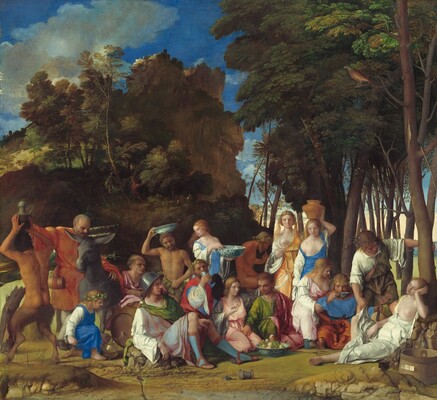 Giovanni Bellini, Titian, The Feast of the Gods, 1514/1529