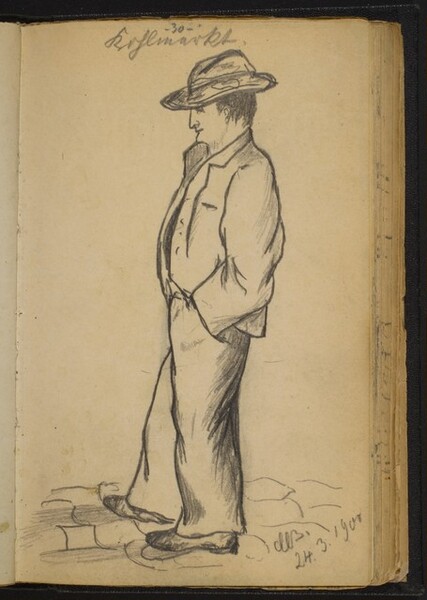 Standing Man with His Hands in His Pockets