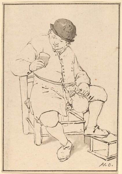 Seated Peasant with Jug