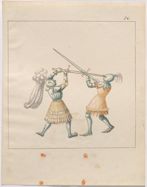 Freydal, The Book of Jousts and Tournament of Emperor Maximilian I: Combats on Foot (Jousts)(Volume III): Plate 166