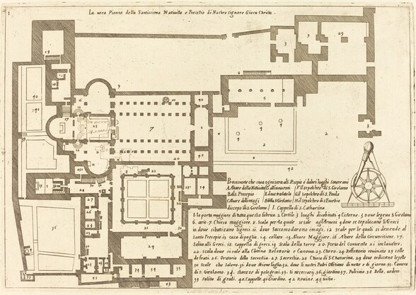 Plan of the Church of the Holy Nativity