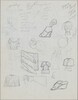 Untitled (studies of various clothing accessories) [verso]