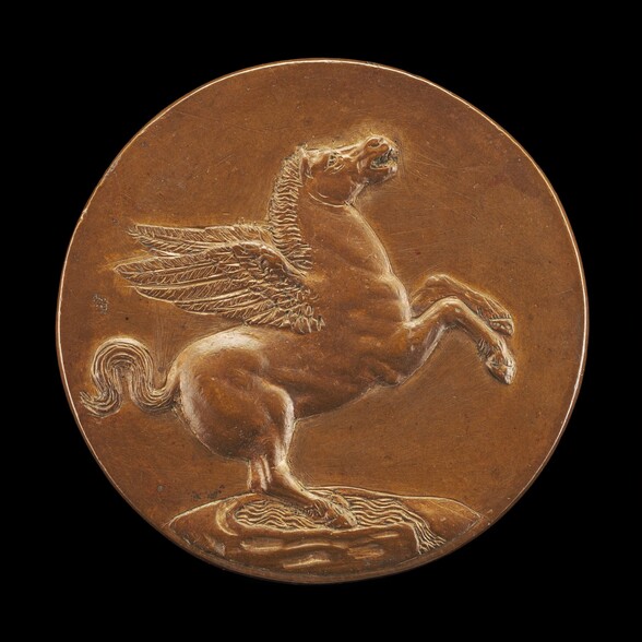 Pegasus on the Fountain Hippocrene [reverse]