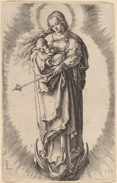 The Virgin and Child on the Crescent