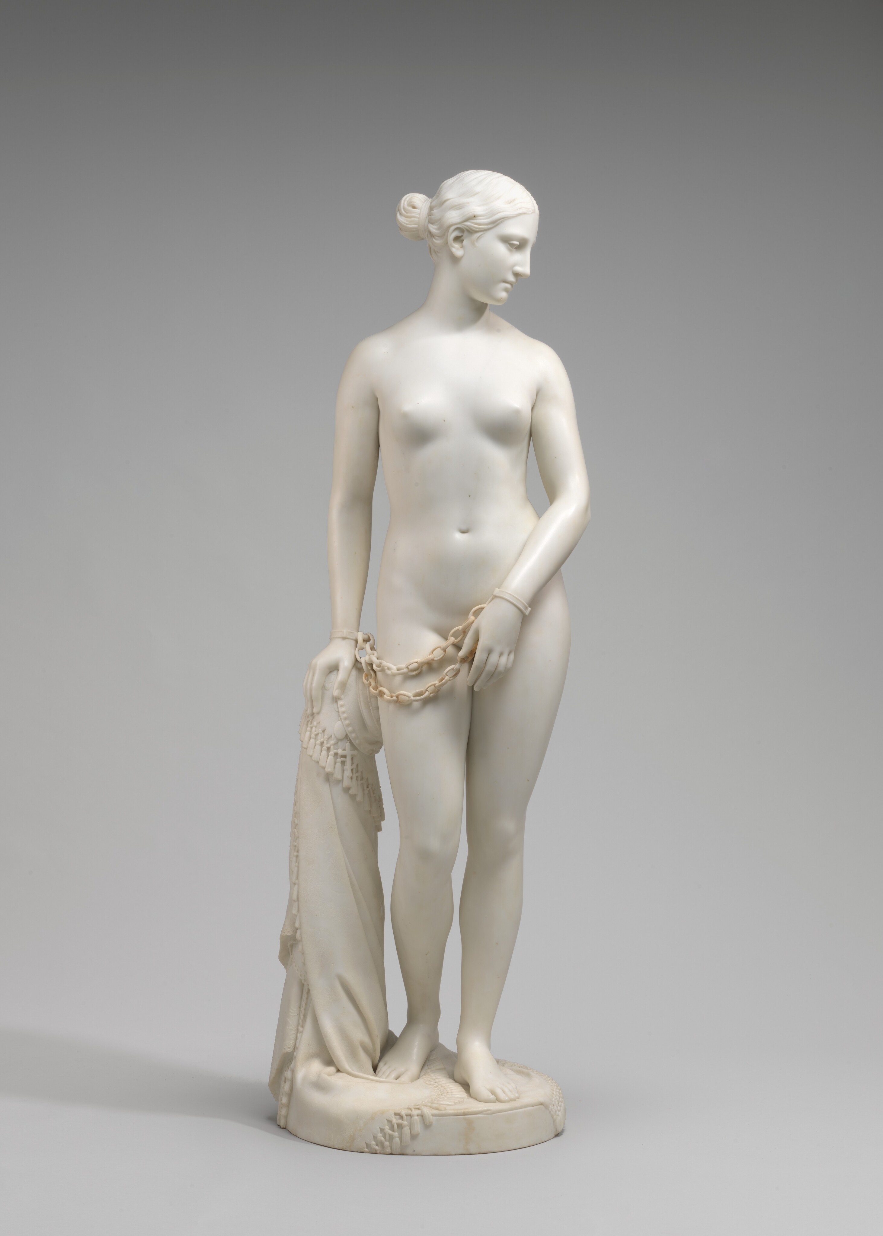 The Greek Slave, model 1841-1843, carved 1846 pic photo