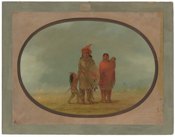Copper Chief, His Wife, and Children