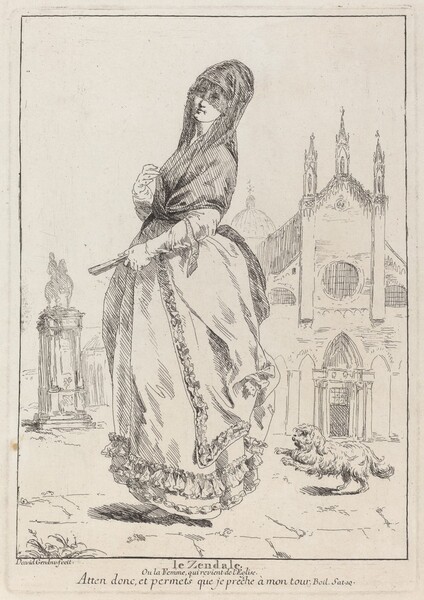Le Zendale (Woman in a Hood, or the Woman Returning from Church)