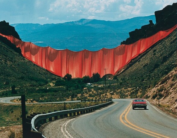 Valley Curtain, Grand Hogback, Rifle, Colorado, 1970-1972