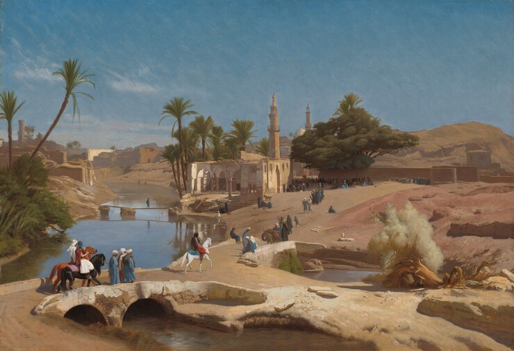 Jean-Léon Gérôme, View of Medinet El-Fayoum, c. 1868/1870c. 1868/1870