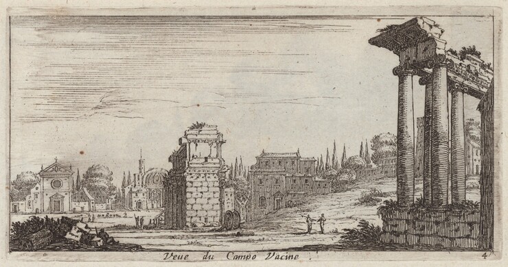 Israël Silvestre, Veüe du Campo Vacine, 1640-1660