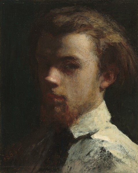 <p>Henri Fantin-Latour, Self-Portrait, 1858