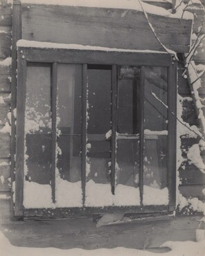 image: Window: Wood, Glass, Snow